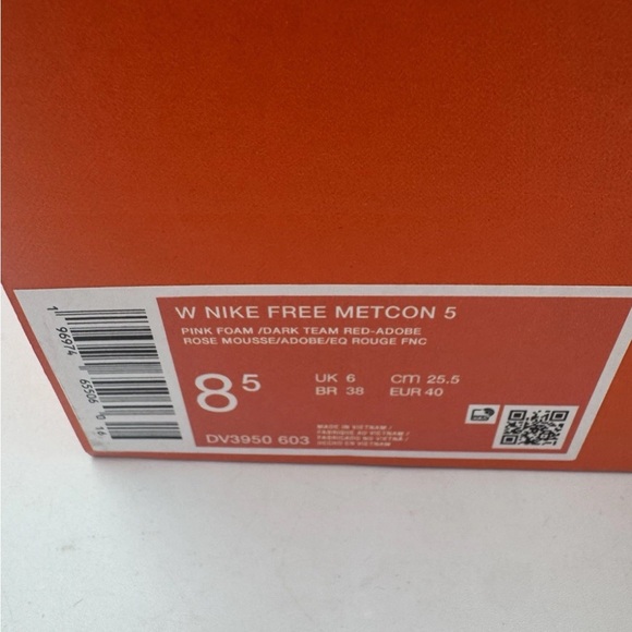 Nike Free Metcon 5 Pink Foam BRAND NEW Multiple Sizes - Picture 8 of 8